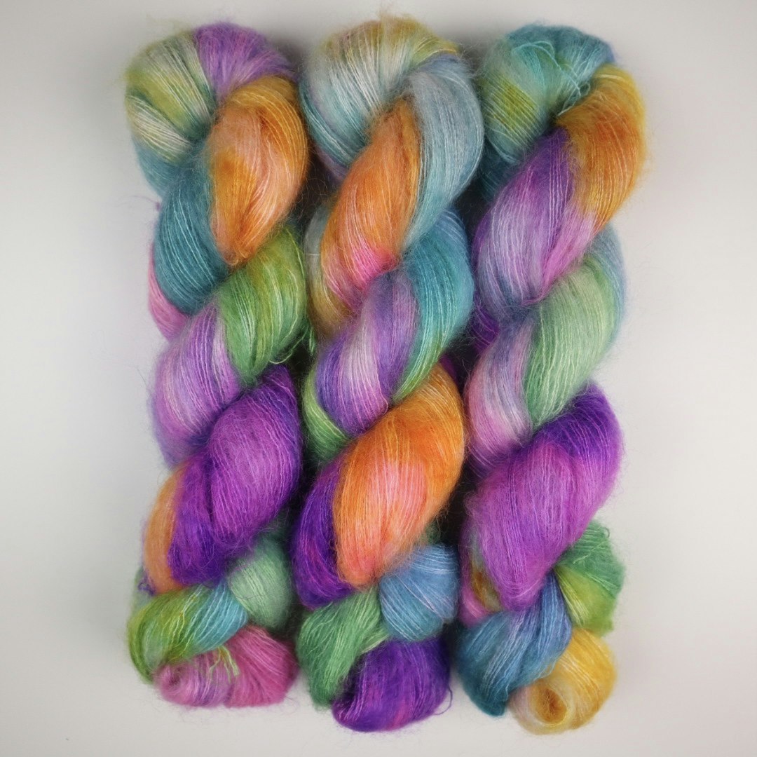 Nya Mohair Silke "Clown" 50g