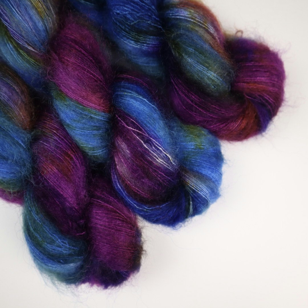 Nya Mohair Silke "Drottningsylt" 50g
