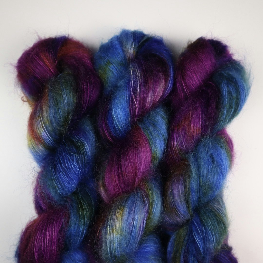 Nya Mohair Silke "Drottningsylt" 50g