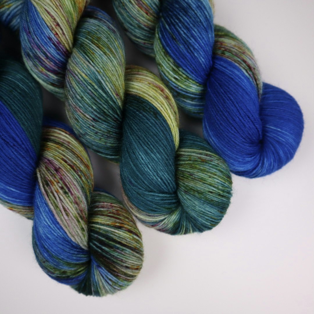 Sockgarn "Höstlängtan Blå"