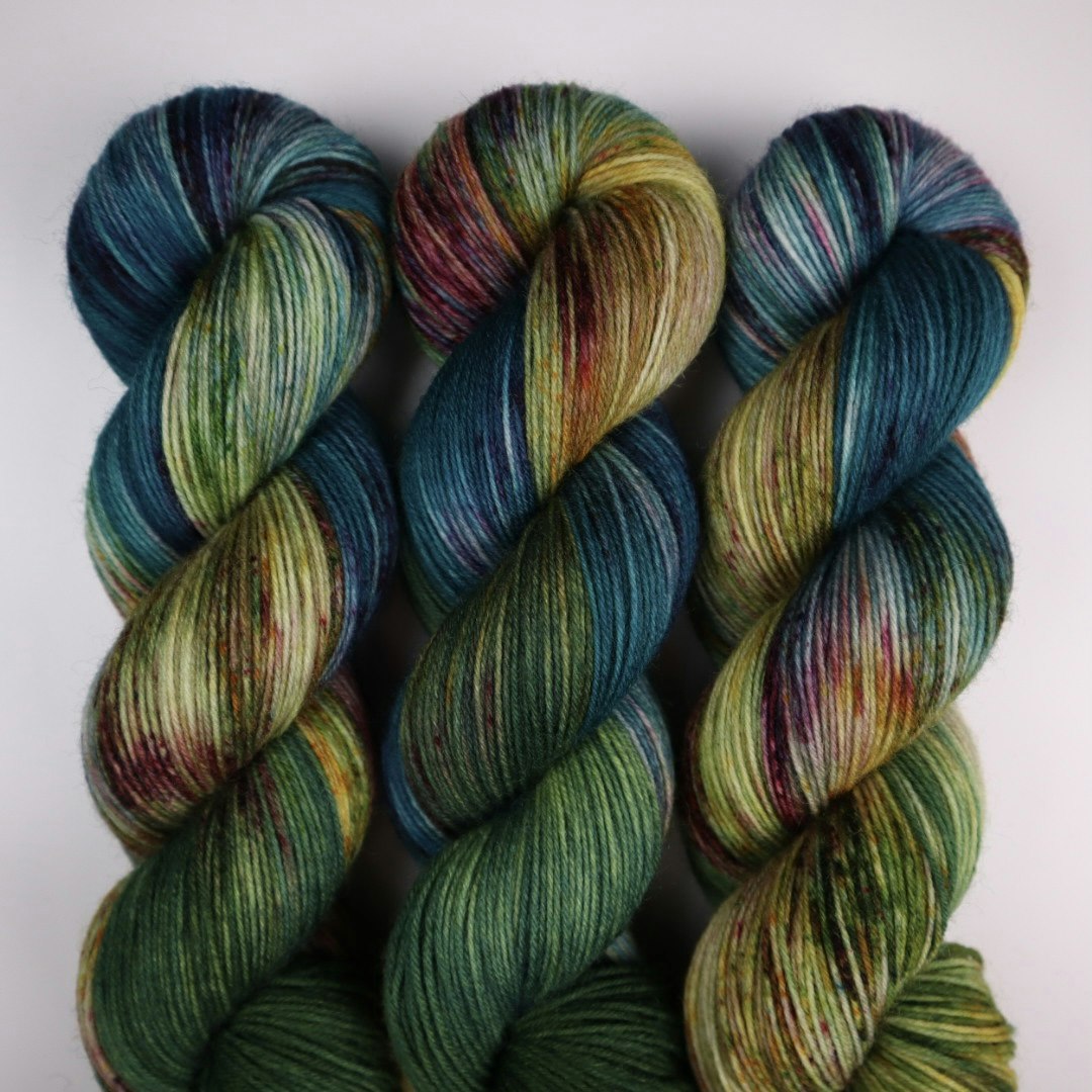 Sockgarn "Höstlängtan Grön"