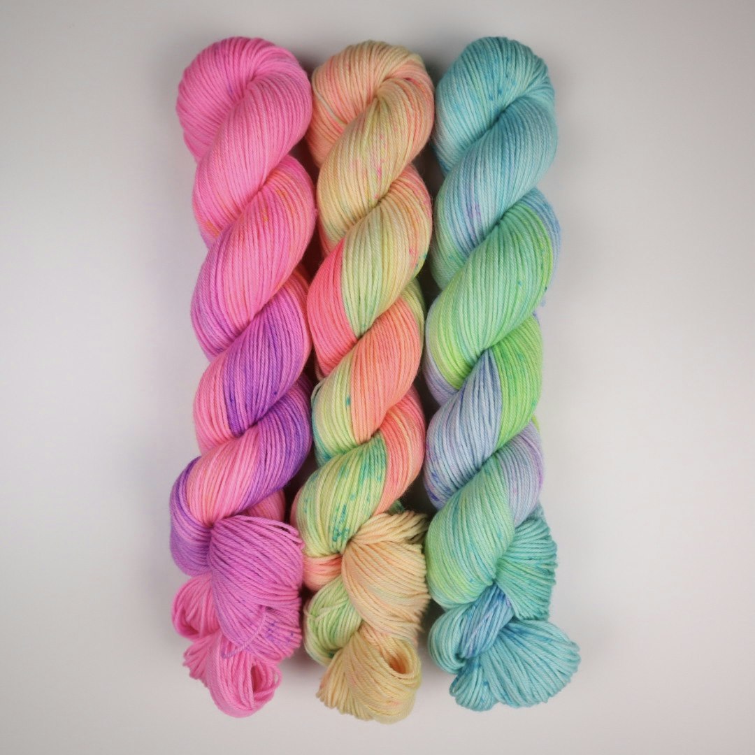 Merino Sock-kit 3x50g "Tresmak ljus"