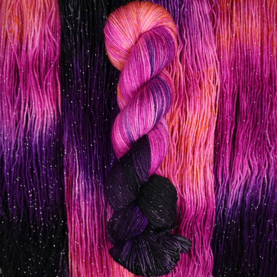 GLITTER Sockgarn "Sunset Bitch"
