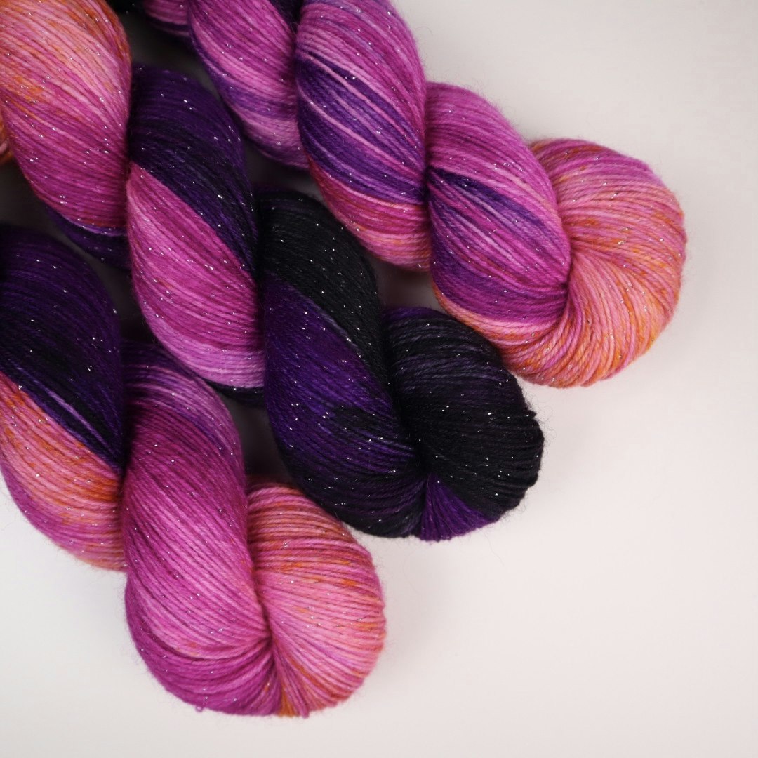 GLITTER Sockgarn "Sunset Bitch"