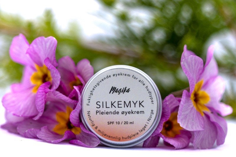 Silkemyk pleiende øyekrem