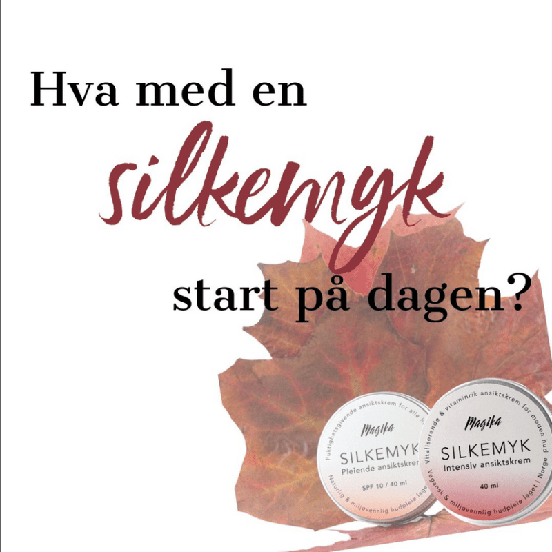 Pleiende ansiktskremer i Silkemyk serien