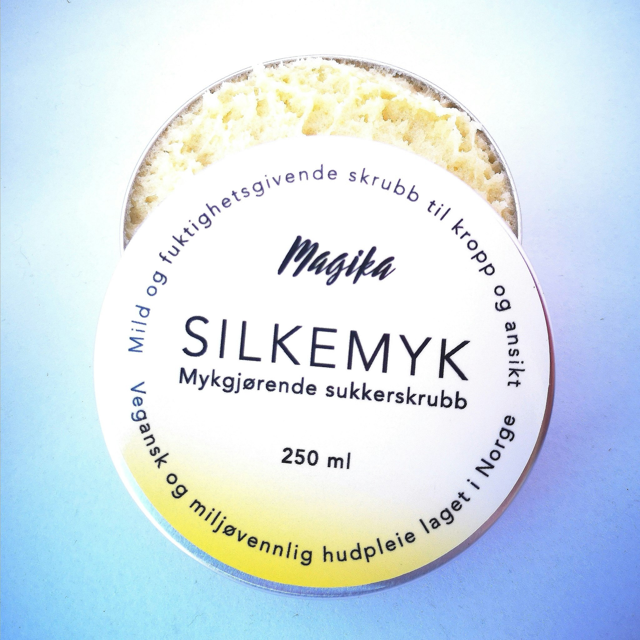 Restesalg Silkemyk sukkerskrubb 250 ml NB datovare