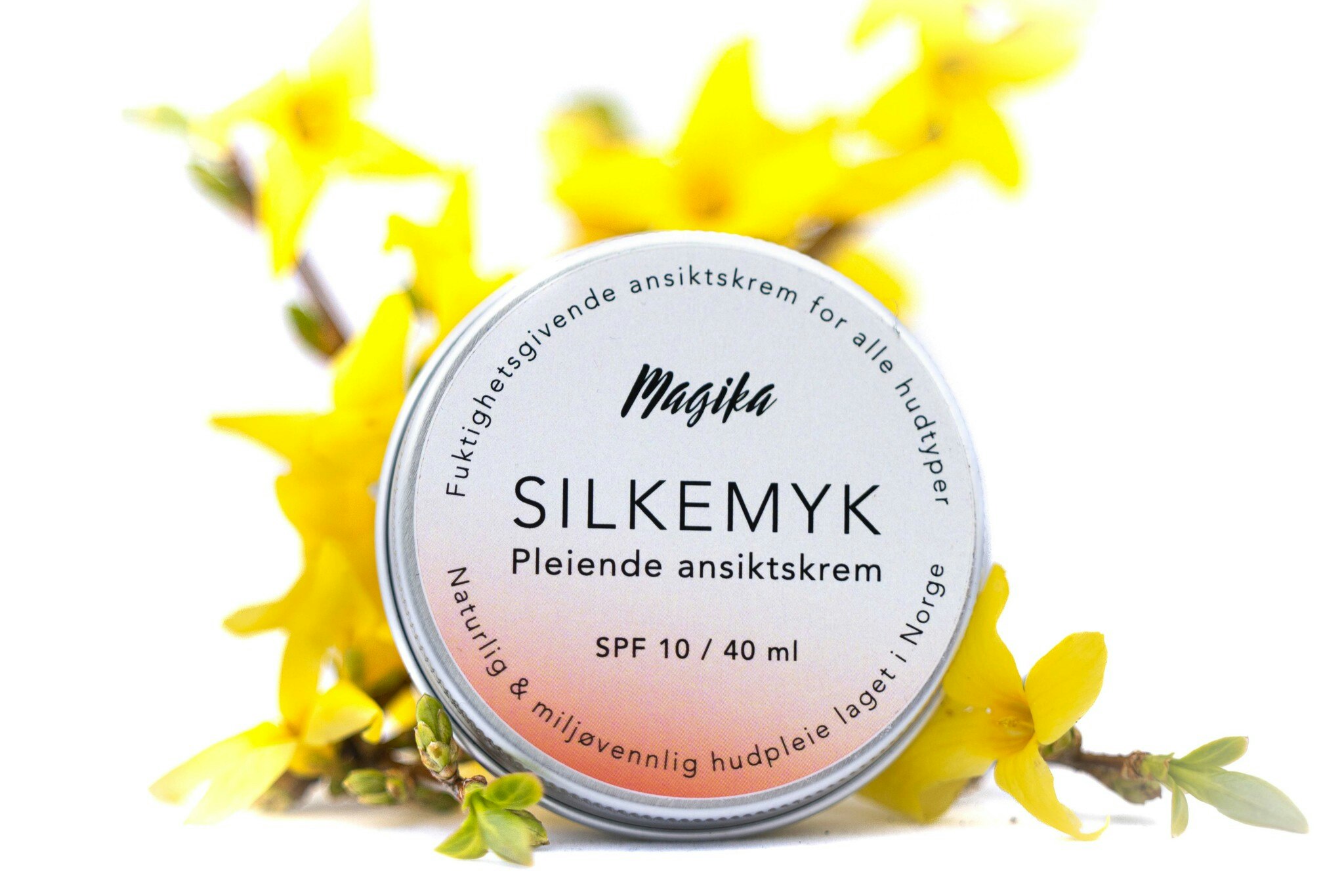 Silkemyk pleiende ansiktskrem 40 ml.