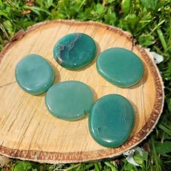 Grønn aventurin worry Stone.