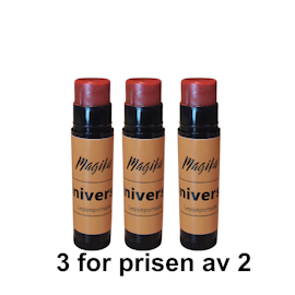 3 for 2 universal leppepomade med farge