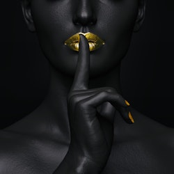 Golden lips