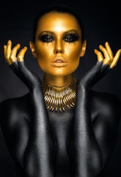 Gold and Black