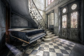 Piano In A Castle