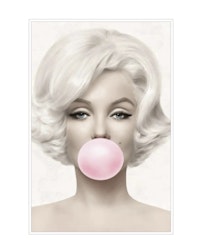 Marilyn Monroe bubble gum med ramme
