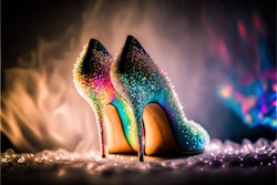 High heels glitter