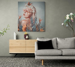 Abstract Flower Woman