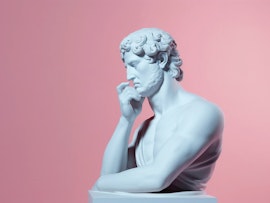 Greek Man Thinking