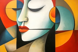 Abstract Artwork Woman
