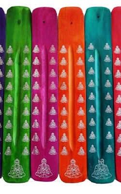 Rökelsehållare Buddha (6 olika färger)