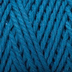 Makramégarn Azurblå 3 mm