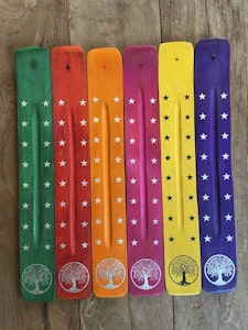 Rökelsehållare Tree of Life (6 olika färger)