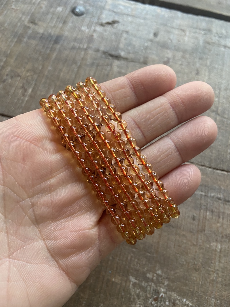 Armband Citrin (5 mm)