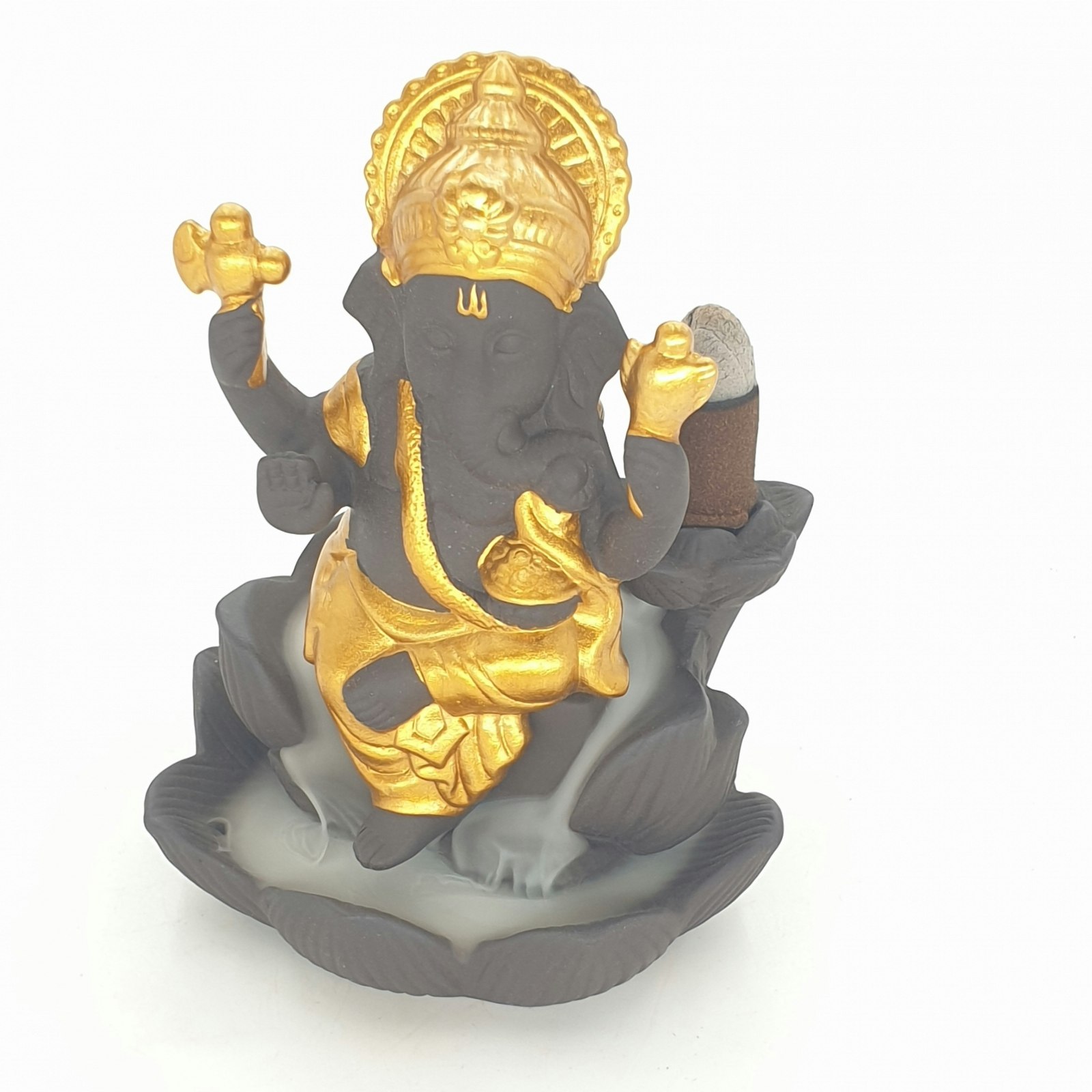 Backflow Ganesha (Guld)