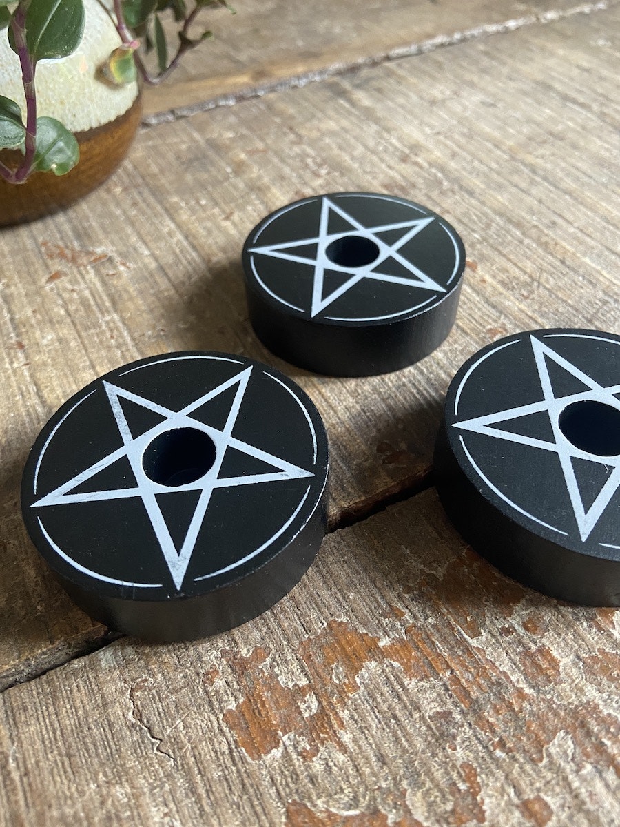 Ljushållare till Spell Candles (Pentagram)