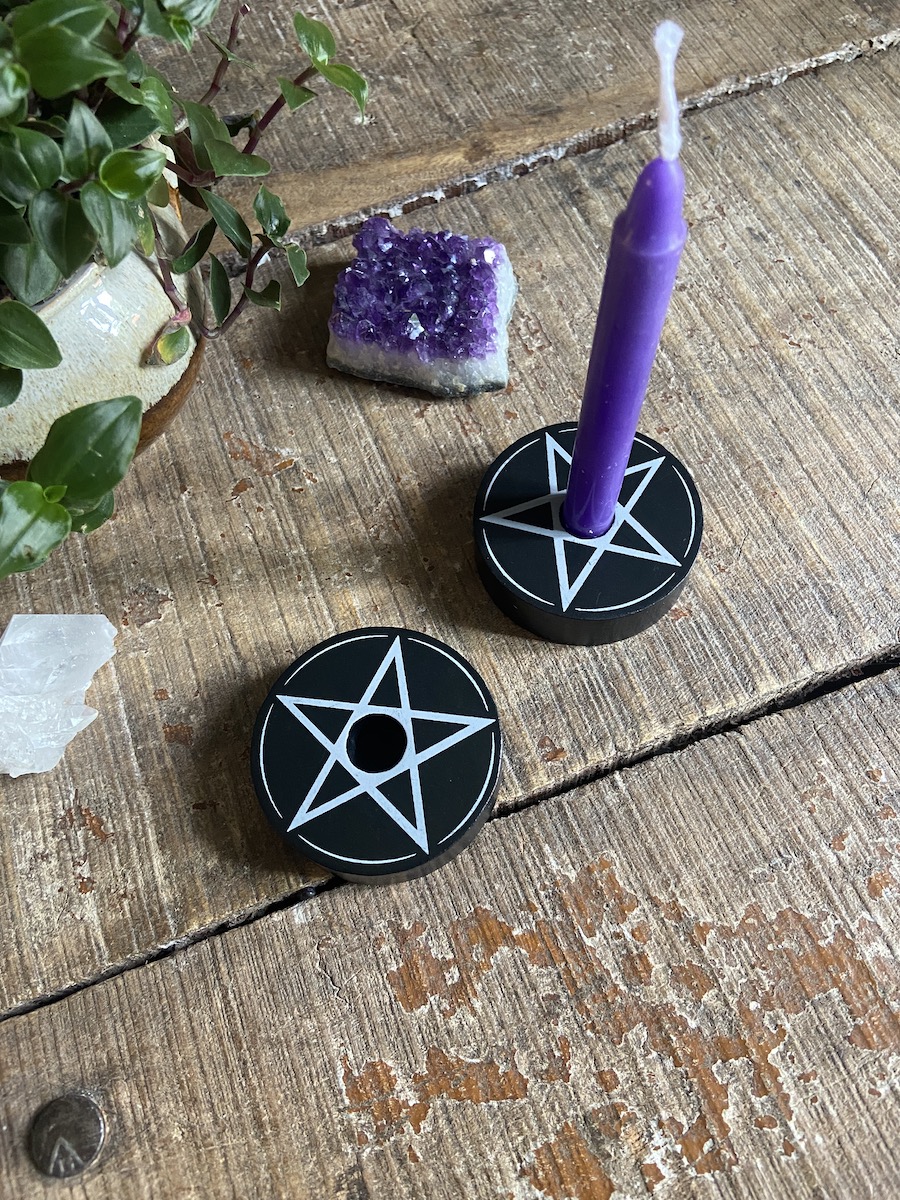 Ljushållare till Spell Candles (Pentagram)