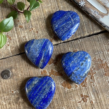 Hjärta Lapis Lazuli (5 x 4 cm)