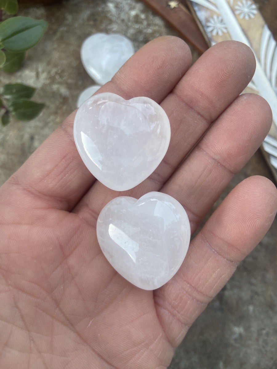 Hjärta Bergkristall (3 x 3 cm)