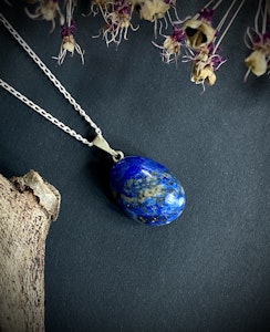 Kristallhänge Lapis Lazuli (925-Silver)