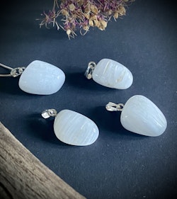 Kristallhänge Scolecit (925-Silver)