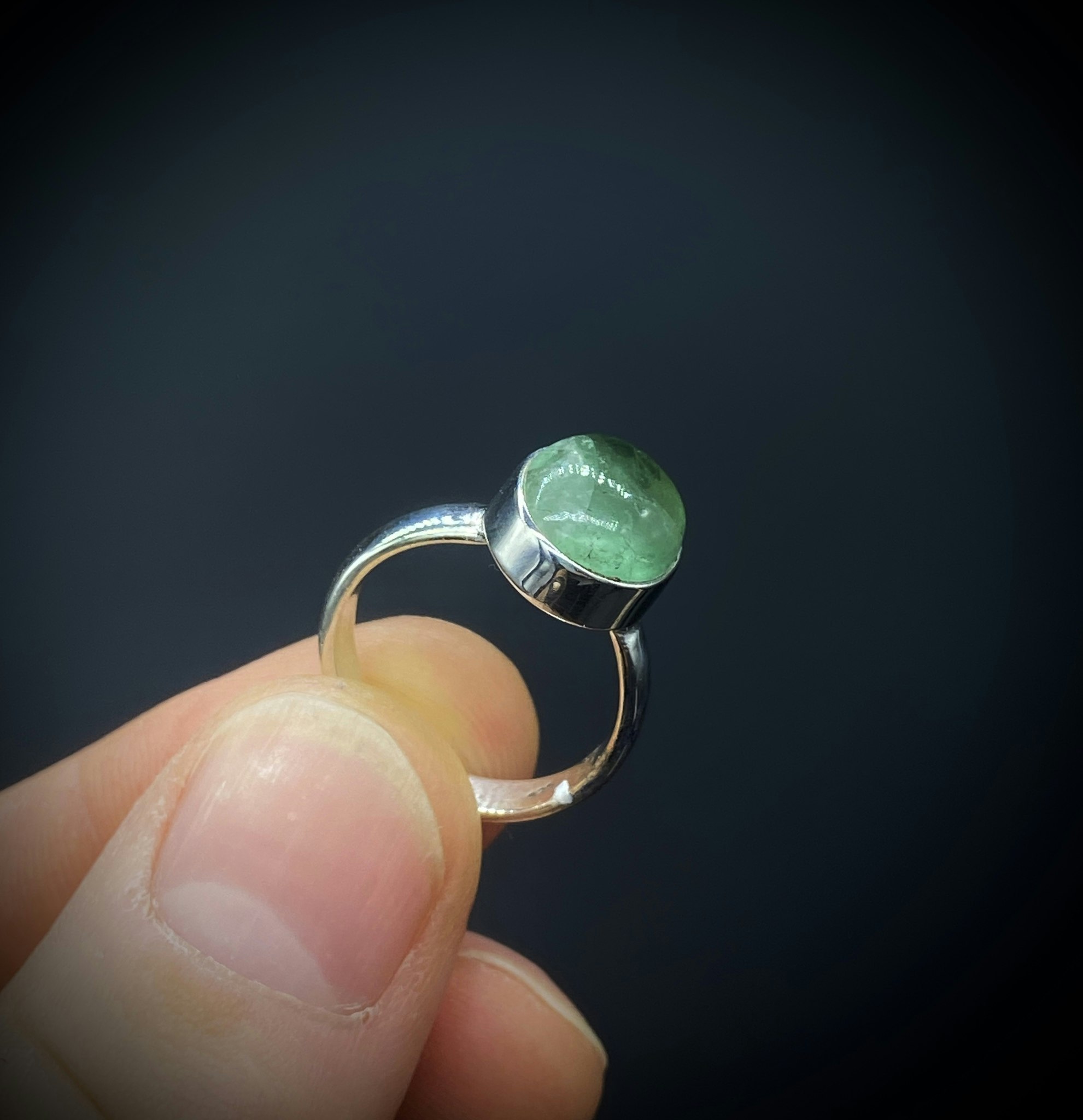 Ring Fluorit Grön