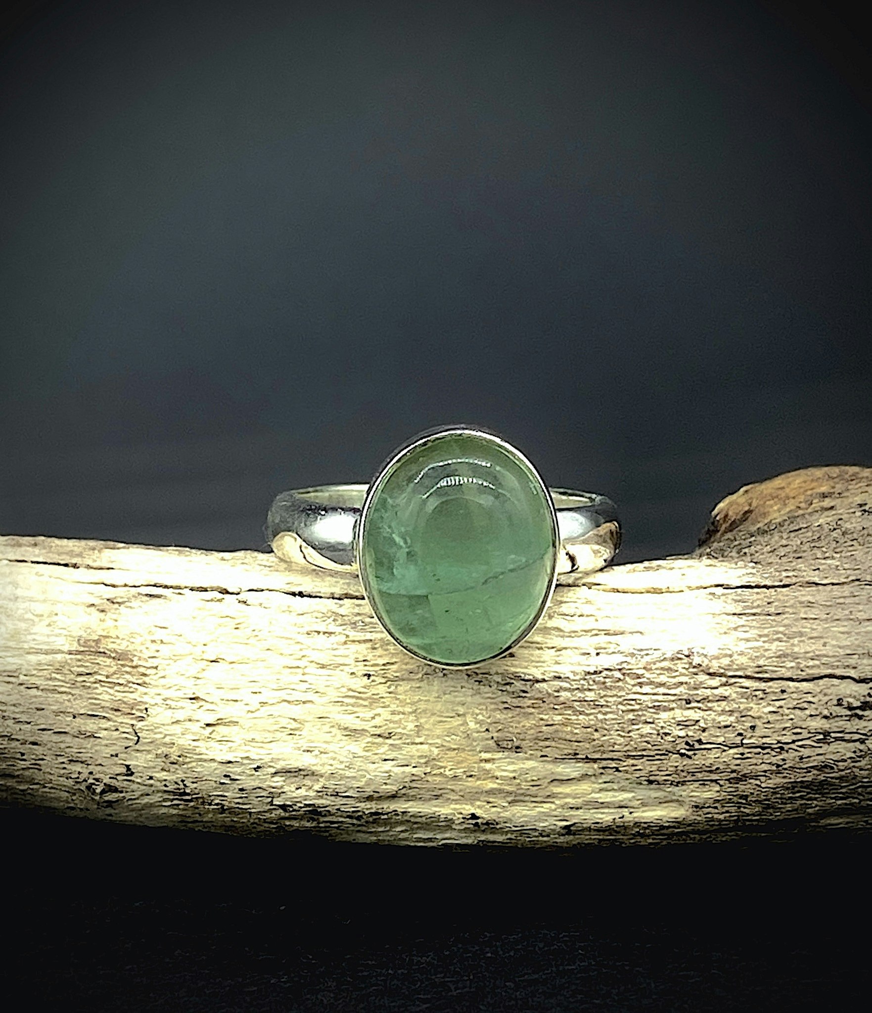 Ring Fluorit Grön