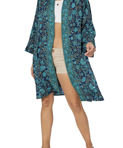 Kimono Mirella (Blå/Turkos)