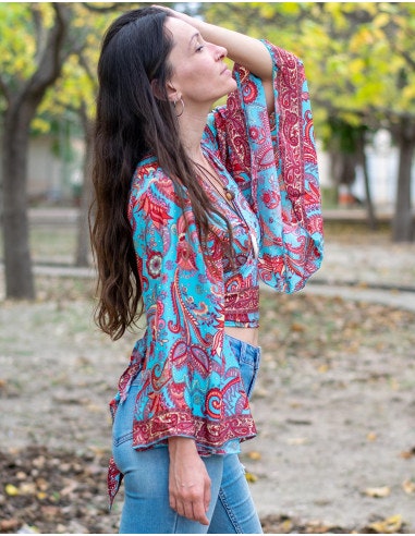 Topp Allegra (Turkos)