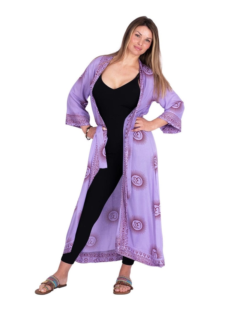 Kimono + Topp Heather (Lila)