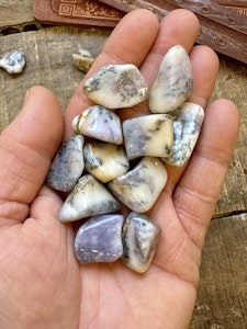 Opal Lila (dendritisk), trumlad