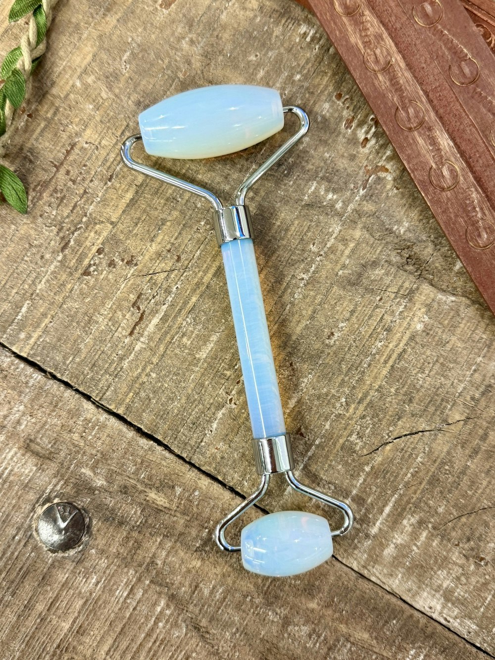 Ansiktsroller Opalit (silver)