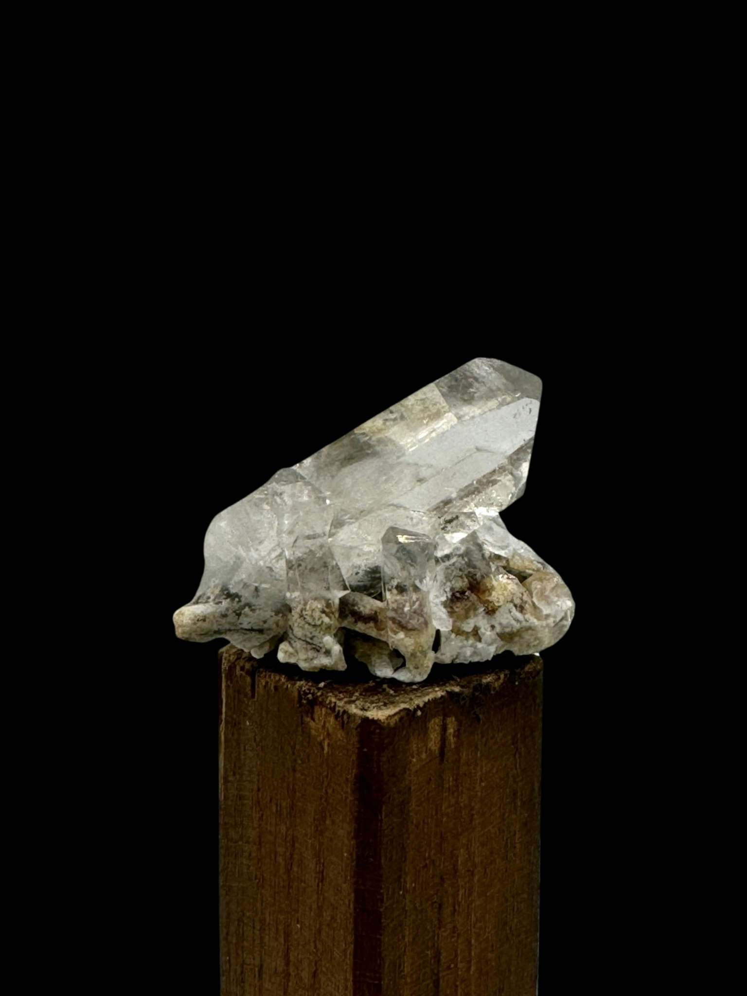 Spets Bergkristall med inklusion (Garden Quartz) AAA-kvalitet