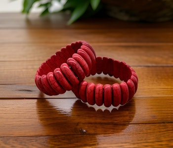 Armband Howlit Röd