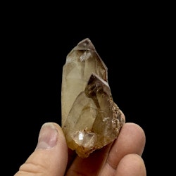 Spets Hematoid Bergkristall (röd golden healer)