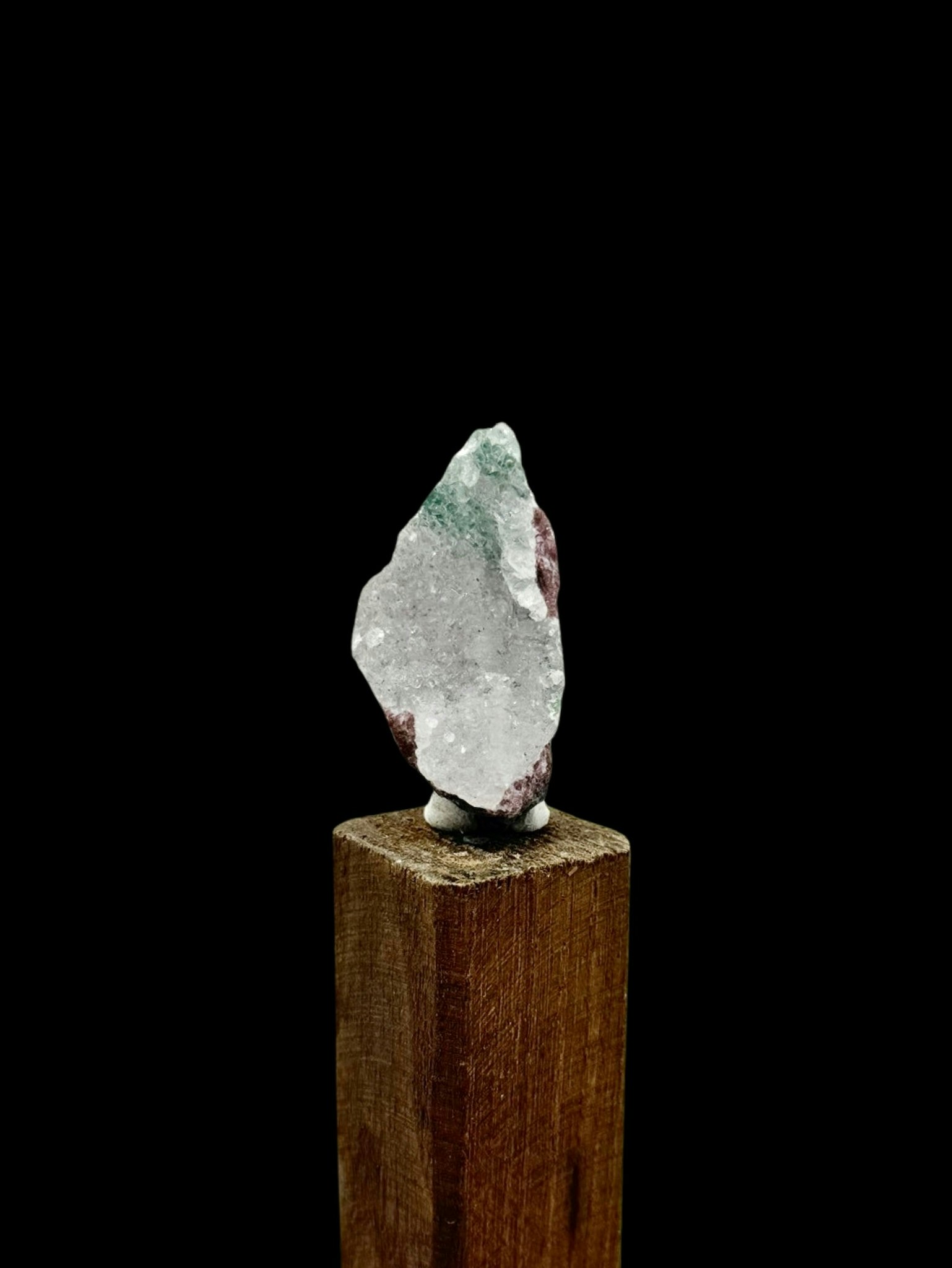 Kluster, Bergkristall med Malakit