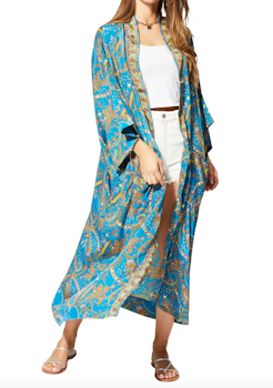 Kimono (Klarblåmönstrad, Aller Simplement)