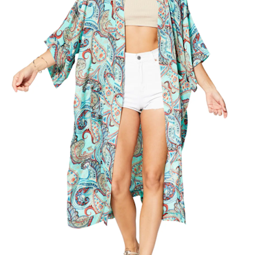 Kimono (Turkosmönstrad, Aller Simplement)