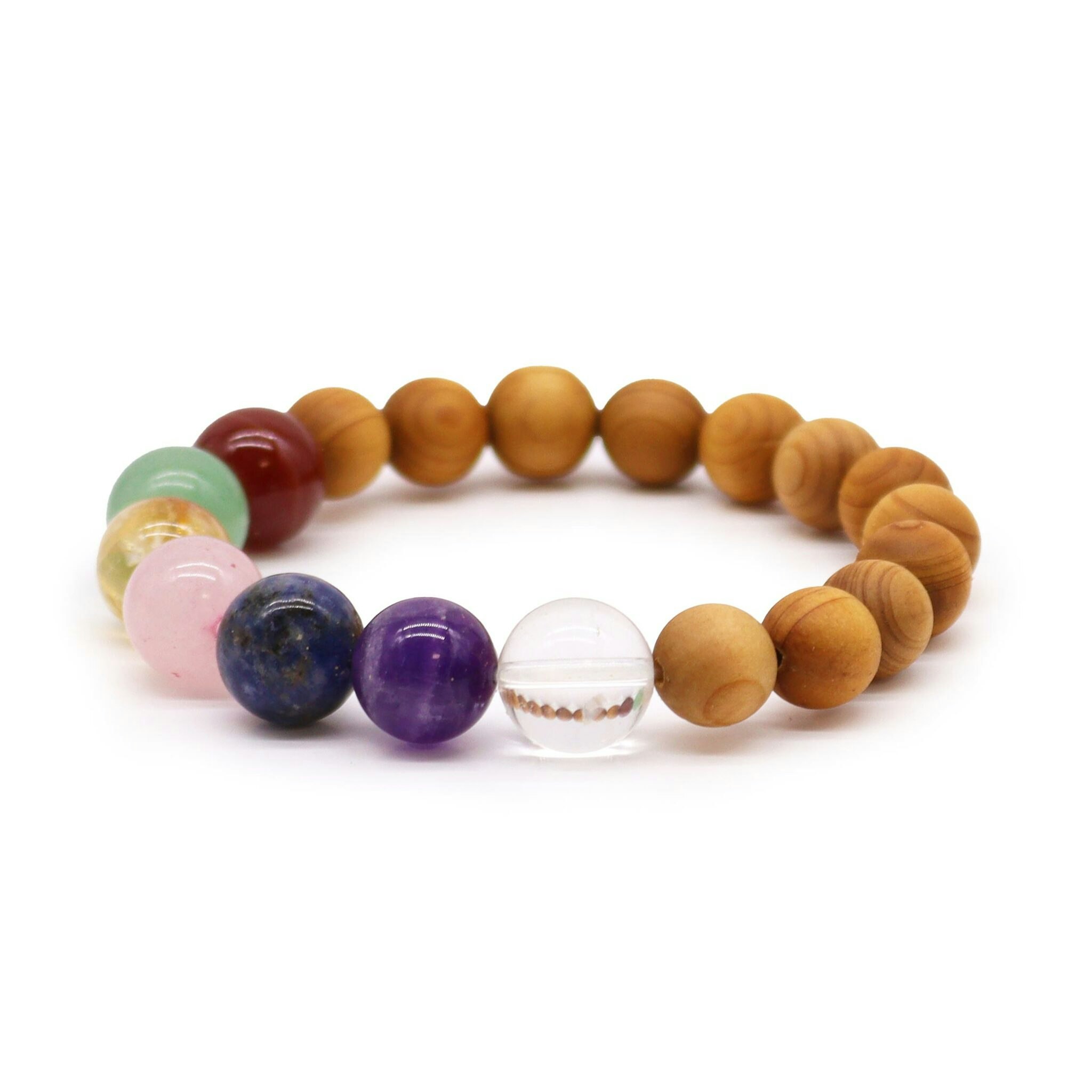 Armband Chakra & Sandalwood (10 mm)