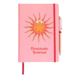 The Sun Gratitude Journal med Rosenkvartspenna
