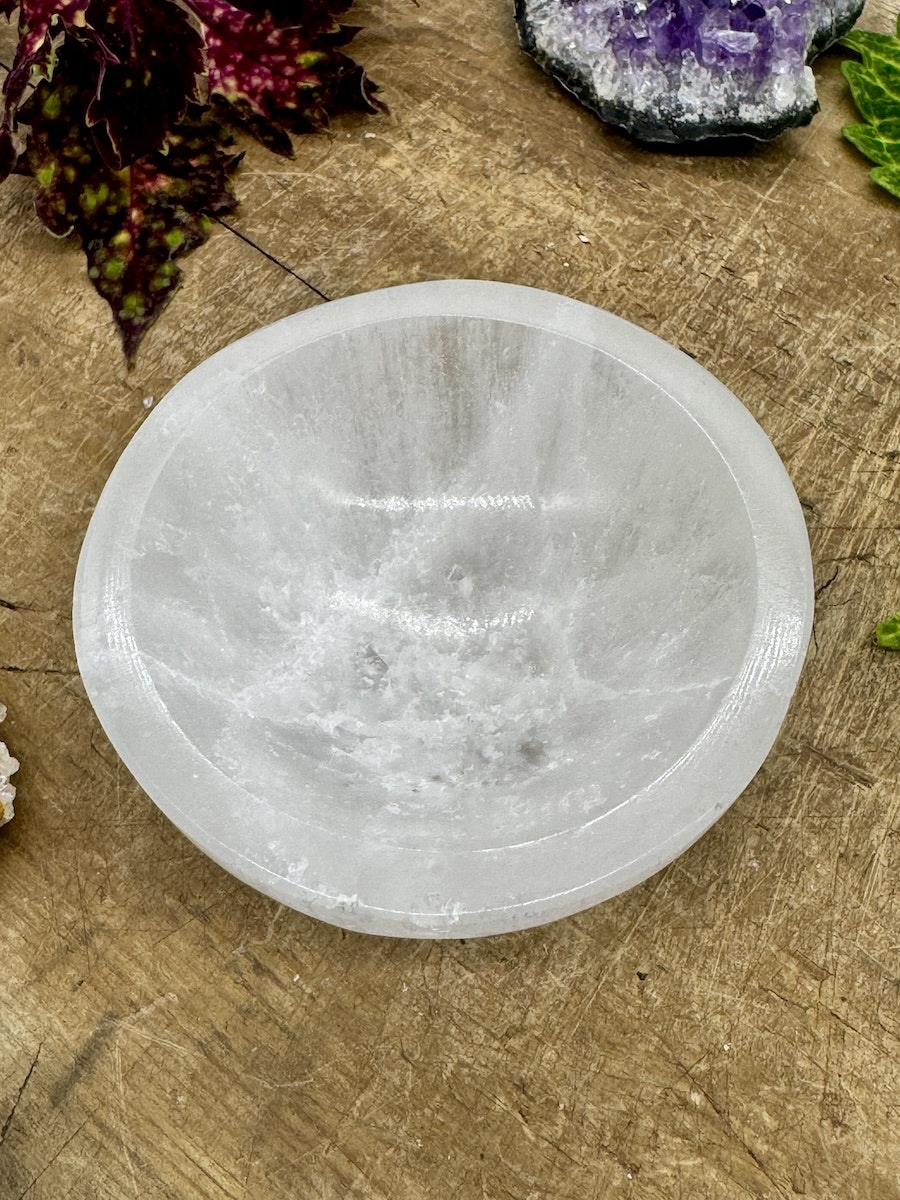 Skål Selenit (8 cm)