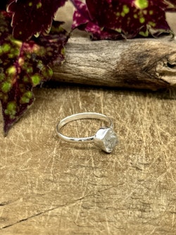 Silverring Herkimerdiamant